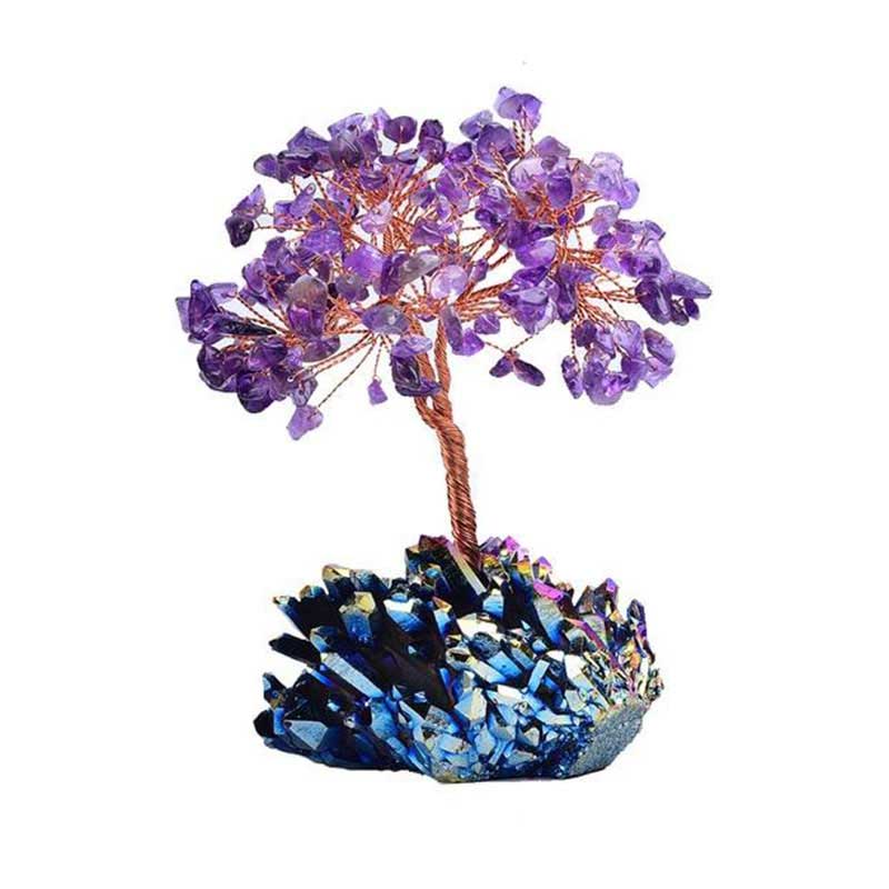 Olivenorma Amethyst Orgone Meditation Feng Shui Tree Of Purification