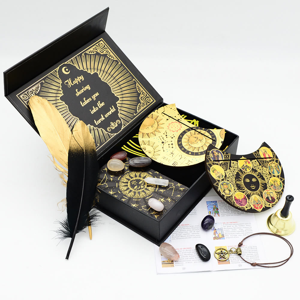 Olivenorma Full Kit Gold Foil Divination Box Set Tarot Deck Cards