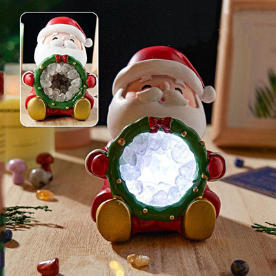 Olivenorma Crystal Gravel Christmas Night Light Home Gemstone Decoration