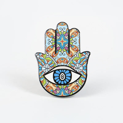 Olivenorma Hamsa Evil Eye Jewelry Tray Plate Coaster