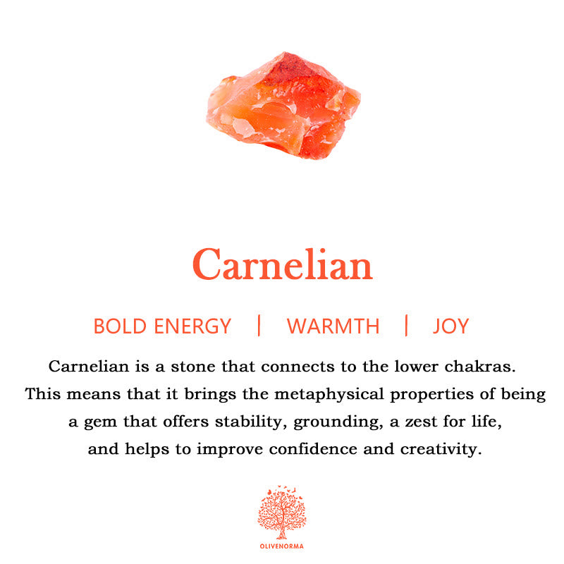 Olivenorma Natural Crystal Carnelian Arrowhead Necklace - image 5