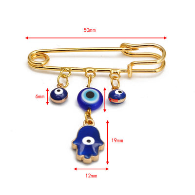 Olivenorma Evil Eye Hamsa Series Brooch