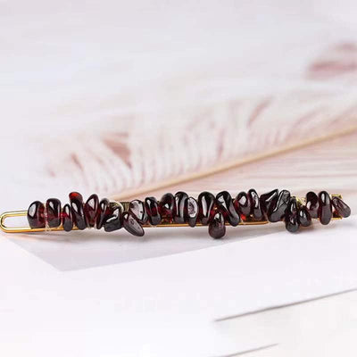 Olivenorma Natural Broken Crystal Hairpin