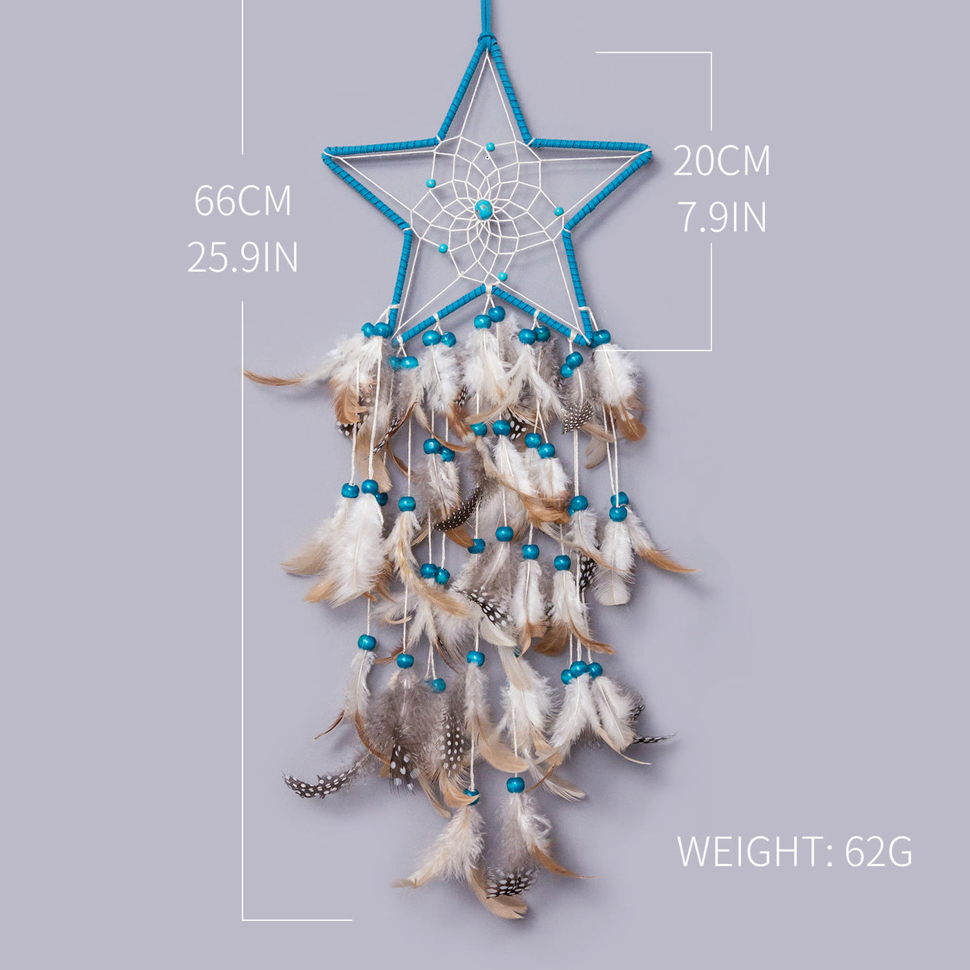 Olivenorma Turquoise Moon Stars Sun Shape Dream Catcher