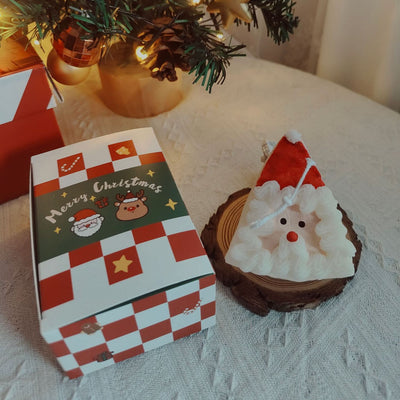 Olivenorma Christmas Cake Cookie Model Candle