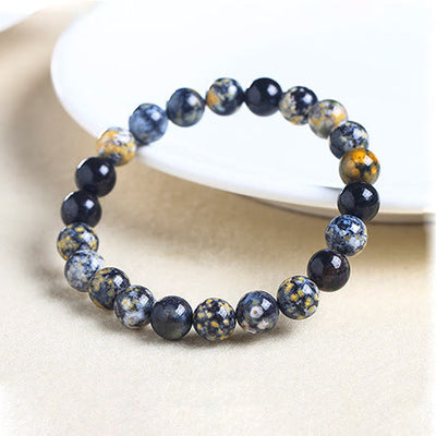 Olivenorma Natural Blue Ocean Jasper Stone Bracelet