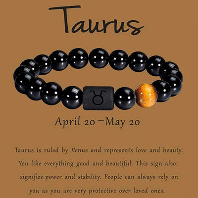 Olivenorma Obsidian Zodiac Lucky Bracelet