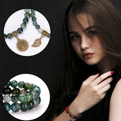 Olivenorma Green King Stone Protection Bracelet