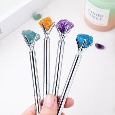 Olivenorma Raw Stone Manifestation Pen Gemstone Decoration - image 28