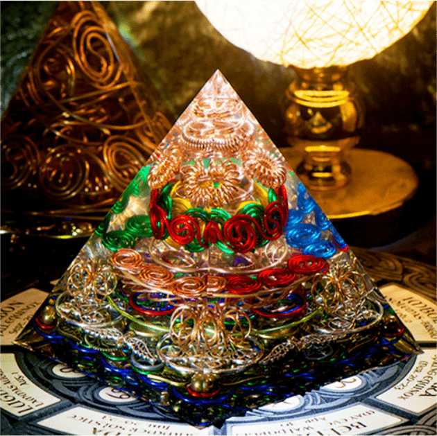 Olivenorma Linglong Tower Orgone Pyramid