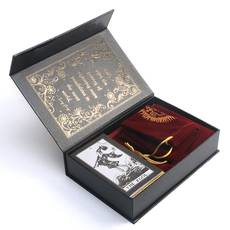 Olivenorma Full Kit Gold Foil Divination Box Set Tarot Deck Cards