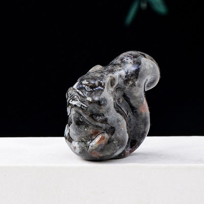 Olivenorma Natural Crystal Squirrel Carving Ornament Gemstone Decoration - Yooperlite - image 20