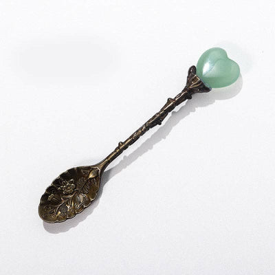 Olivenorma With Crystal Witches Herb Spoon Decoration