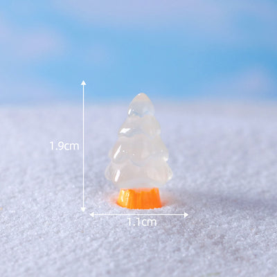 Olivenorma 5Pcs Crystal Mini Christmas Tree Sculpture Gemstone Decoration - image 9