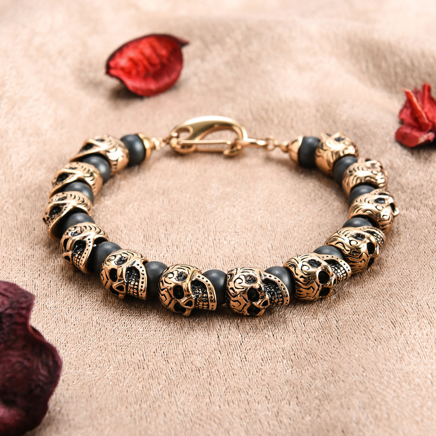 Olivenorma Natural Tiger Eye Handmade 925 Sterling Silver Bracelet