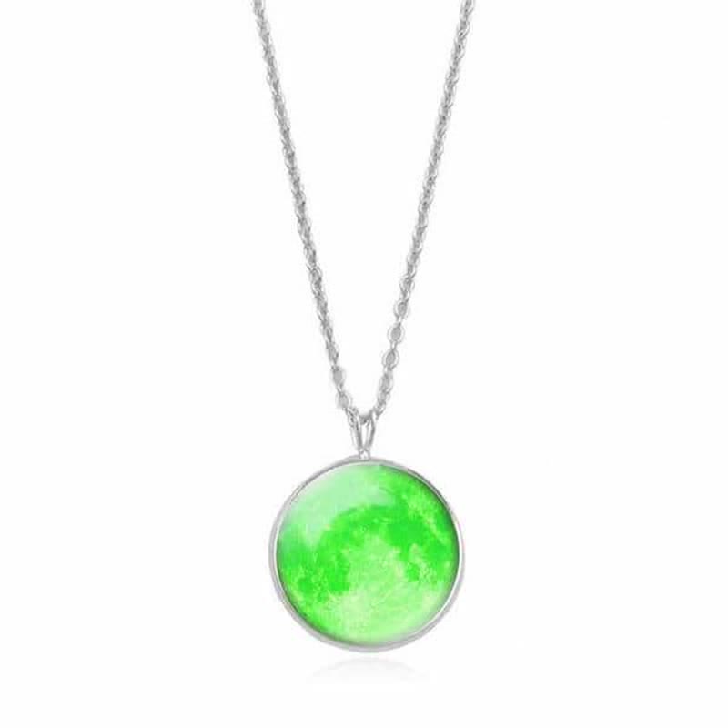 Glowing Full Moon Necklace