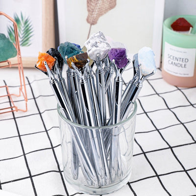 Olivenorma Raw Stone Manifestation Pen Gemstone Decoration - image 29