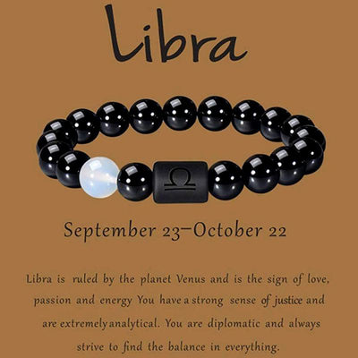 Olivenorma Obsidian Zodiac Lucky Bracelet - Libra - image 12