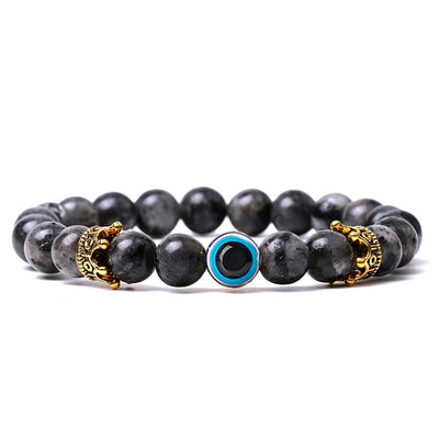 Olivenorma Turquoise With Evil Eye Protection Bracelet