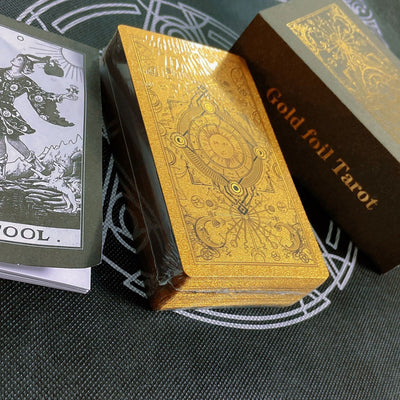 Olivenorma Bronzing Golden Sun Classic Tarot Cards