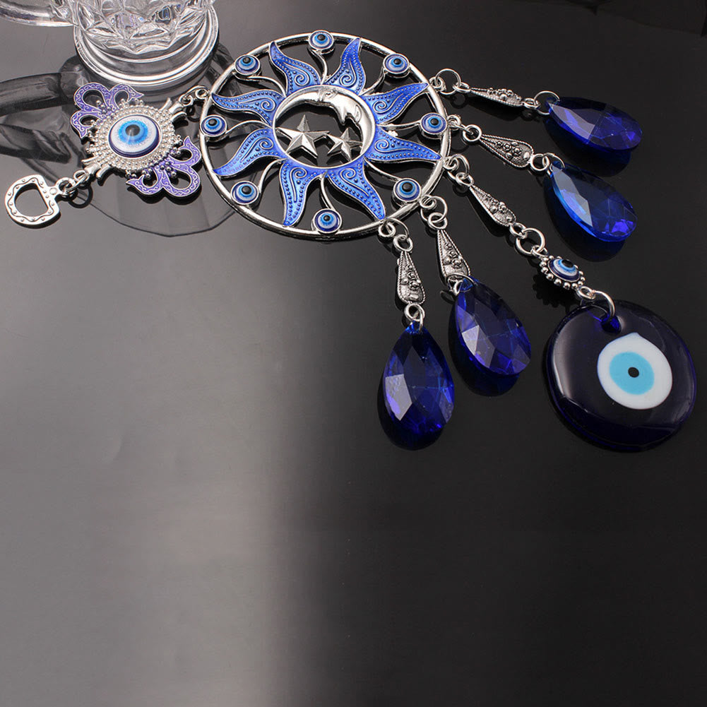 Olivenorma Evil Eye Wind Chime Dream Catcher Wall Decor