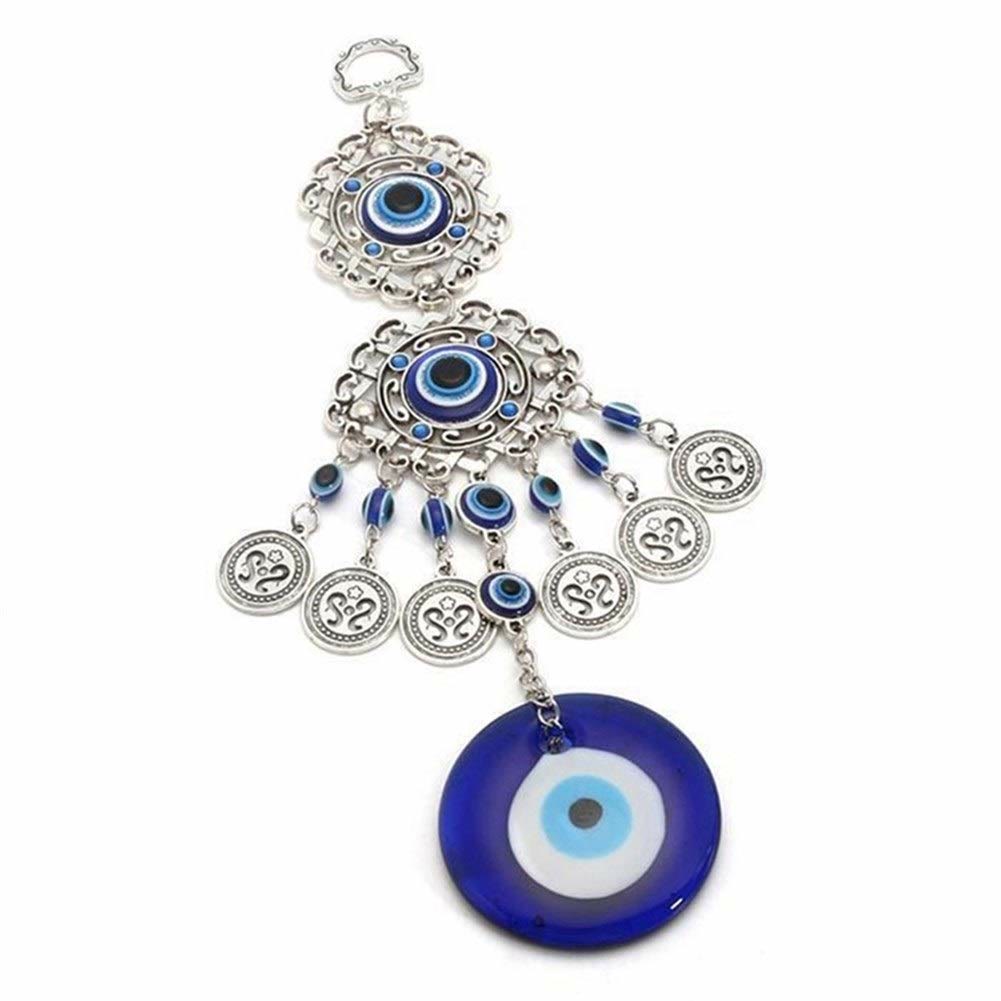 Olivenorma Blue Evil Eye Dream Net Catcher Wall Decor