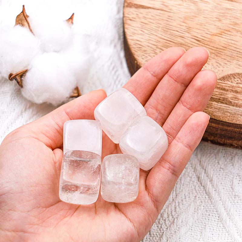 Olivenorma Clear Quartz Pure Crystal Cube