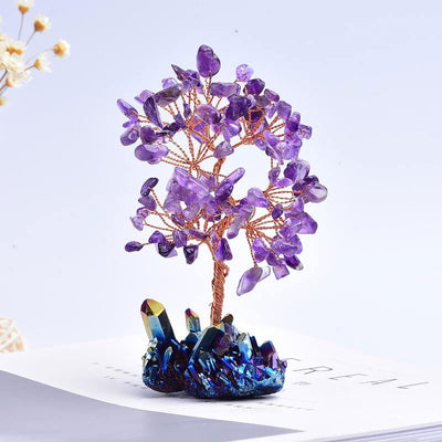 Olivenorma Amethyst Orgone Meditation Feng Shui Tree Of Purification