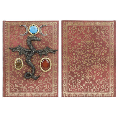 Olivenorma Crystal Stone Flying Dragon Decorative Notebook