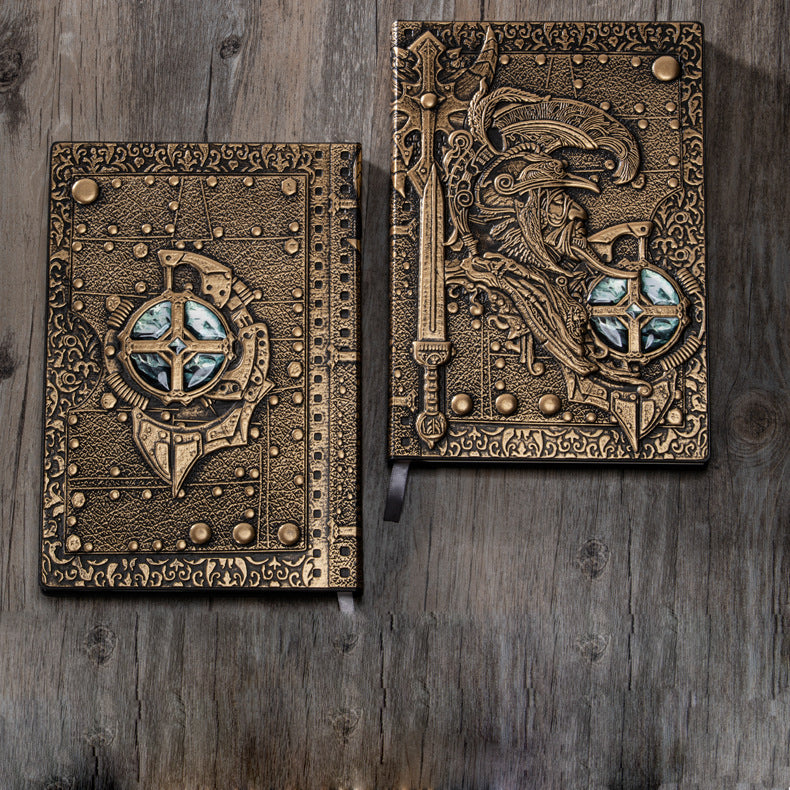 Olivenorma European God of War Pattern Decorative Notebook