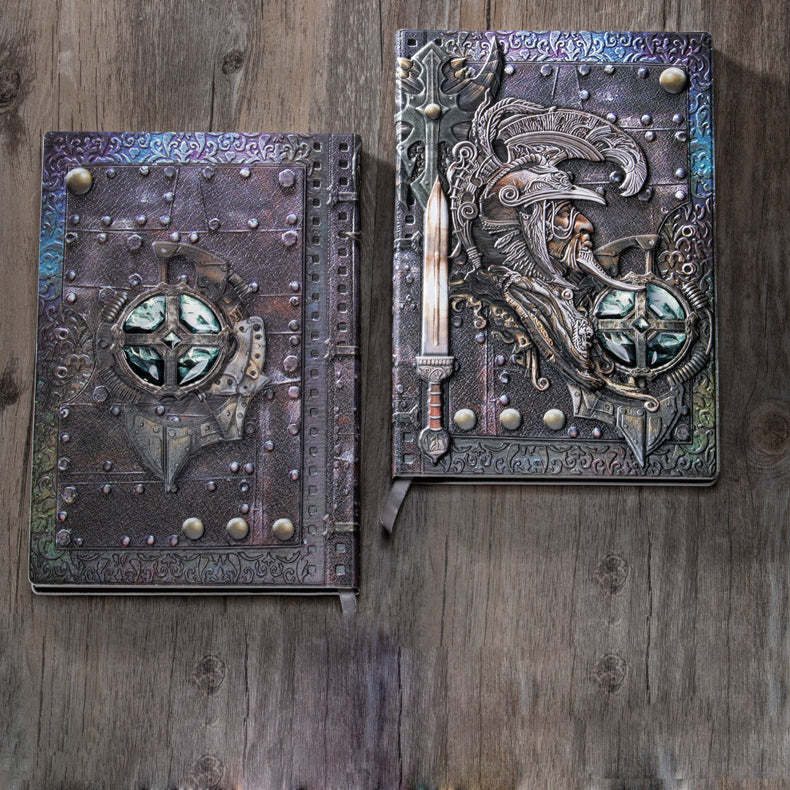 Olivenorma European God of War Pattern Decorative Notebook