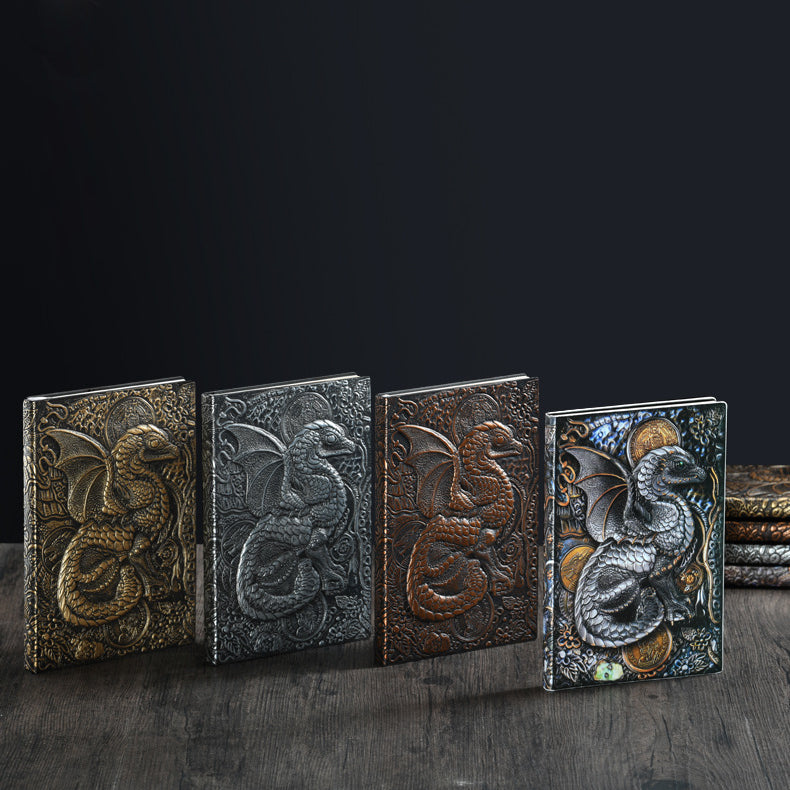 Olivenorma Journal Dragon 3D-Embossed Art Pattern Notebook