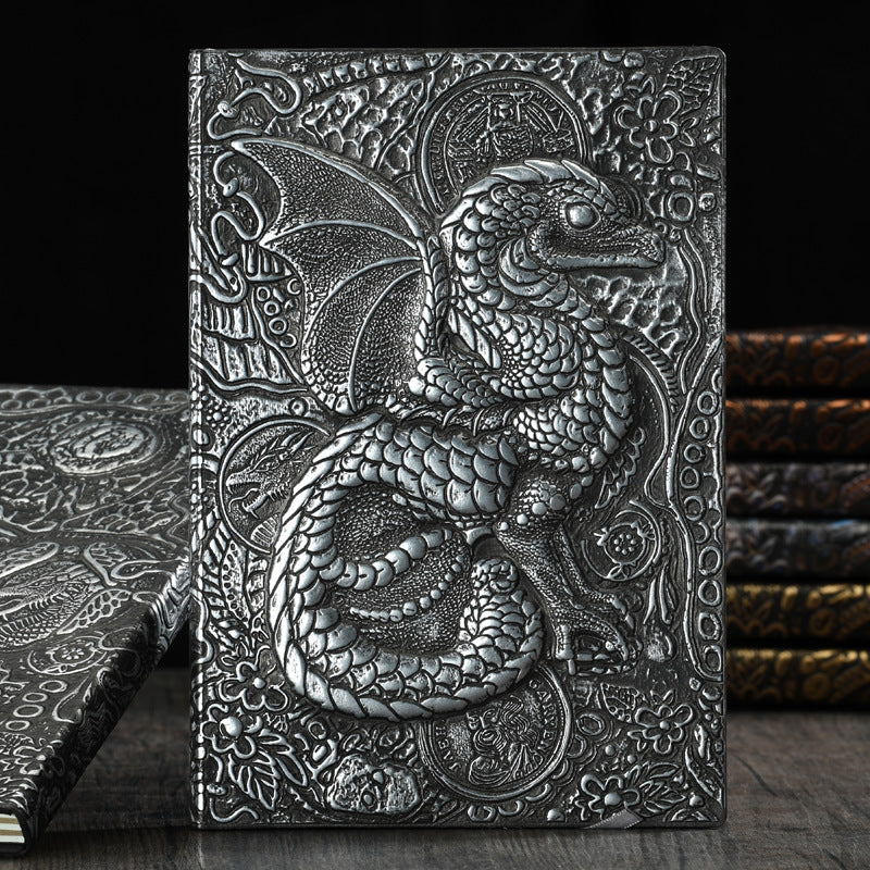 Olivenorma Journal Dragon 3D-Embossed Art Pattern Notebook