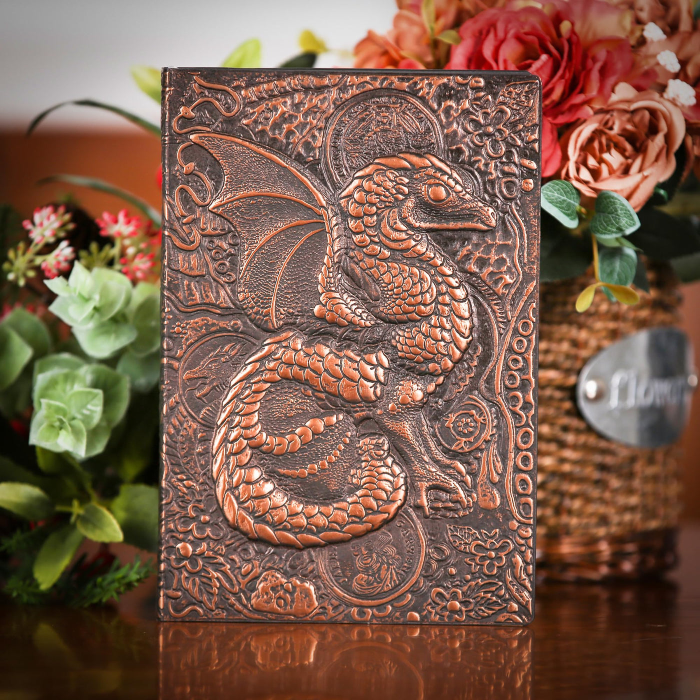 Olivenorma Journal Dragon 3D-Embossed Art Pattern Notebook