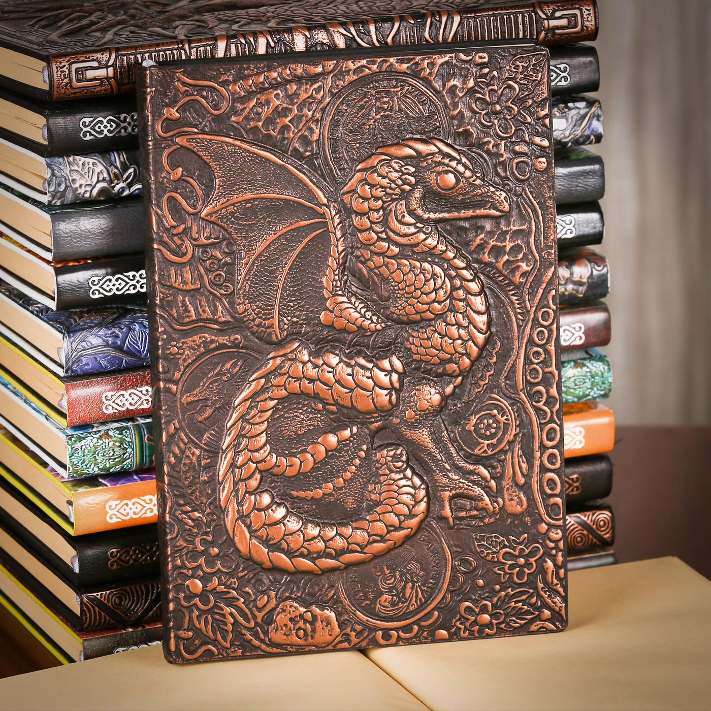 Olivenorma Journal Dragon 3D-Embossed Art Pattern Notebook