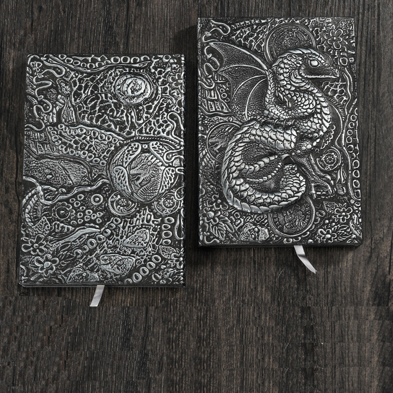 Olivenorma Journal Dragon 3D-Embossed Art Pattern Notebook