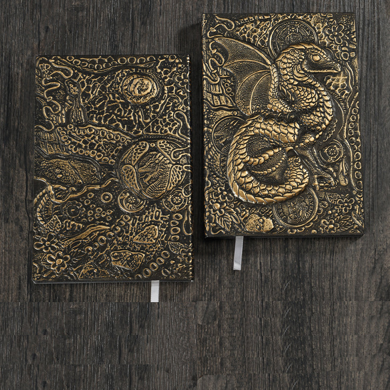 Olivenorma Journal Dragon 3D-Embossed Art Pattern Notebook