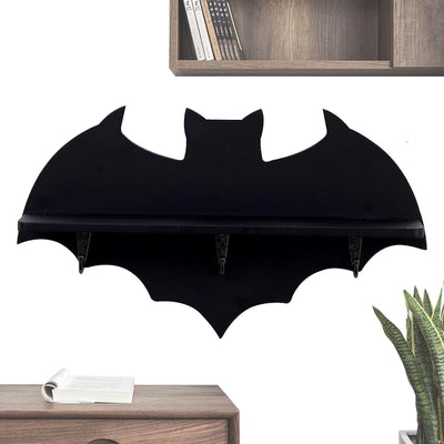 Olivenorma Bat Floating Wood Crystal Shelf