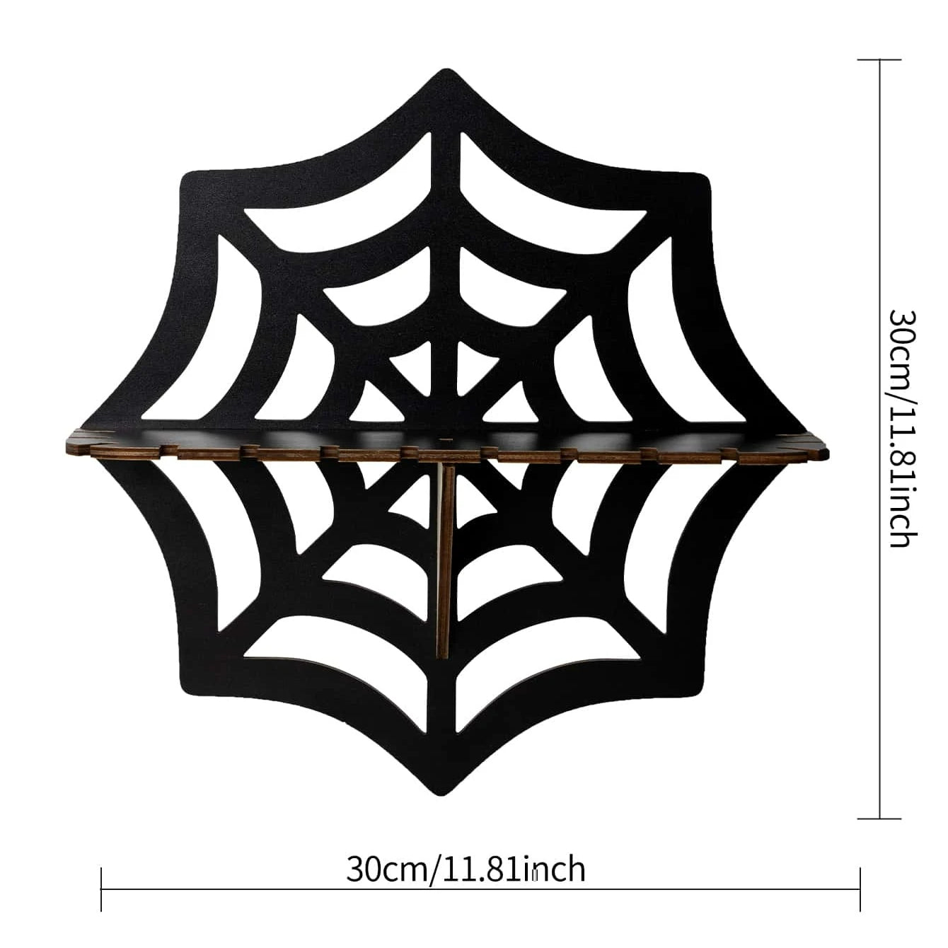 Olivenorma Spider Wood Display Candle Holder Crystal Shelf