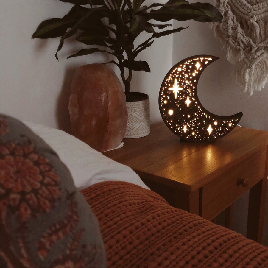 Olivenorma Starry Botanical Moon Lamp