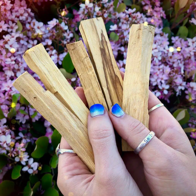 Olivenorma Palo Santo Aromatherapy Crystal Cleansing Meditation Holy Stick