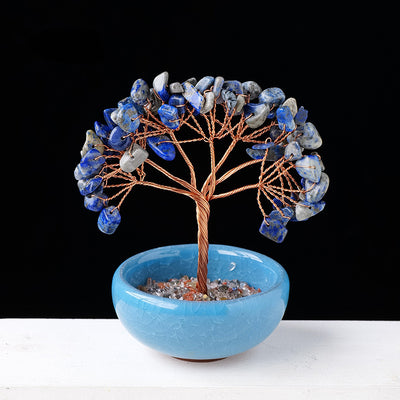 Olivenorma Gravel Crystal Gemstone Home Decoration Feng Shui Tree