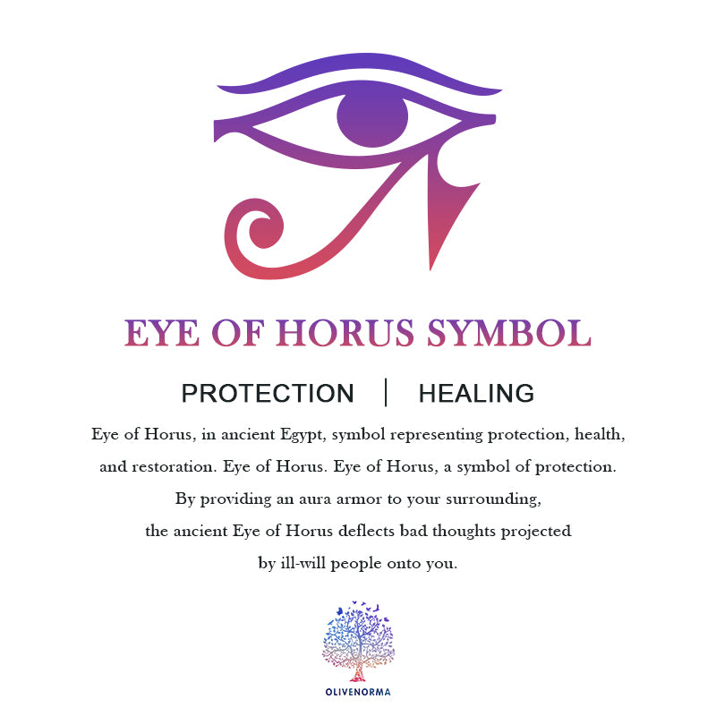Olivenorma Divine Vision Amethyst & Obsidian Eye of Horus Orgone Pyramid - image 10