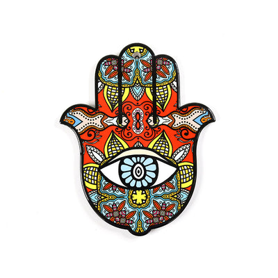 Olivenorma Hamsa Evil Eye Ceramic Insulated Placemat Coaster