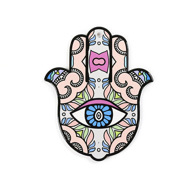 Olivenorma Hamsa Evil Eye Ceramic Insulated Placemat Coaster