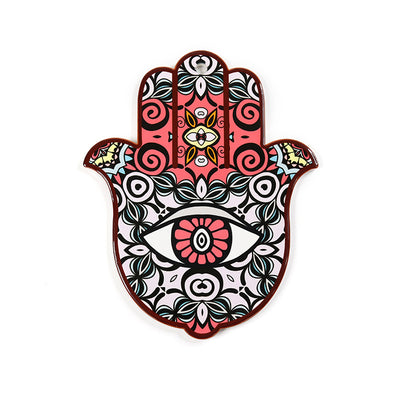 Olivenorma Hamsa Evil Eye Ceramic Insulated Placemat Coaster