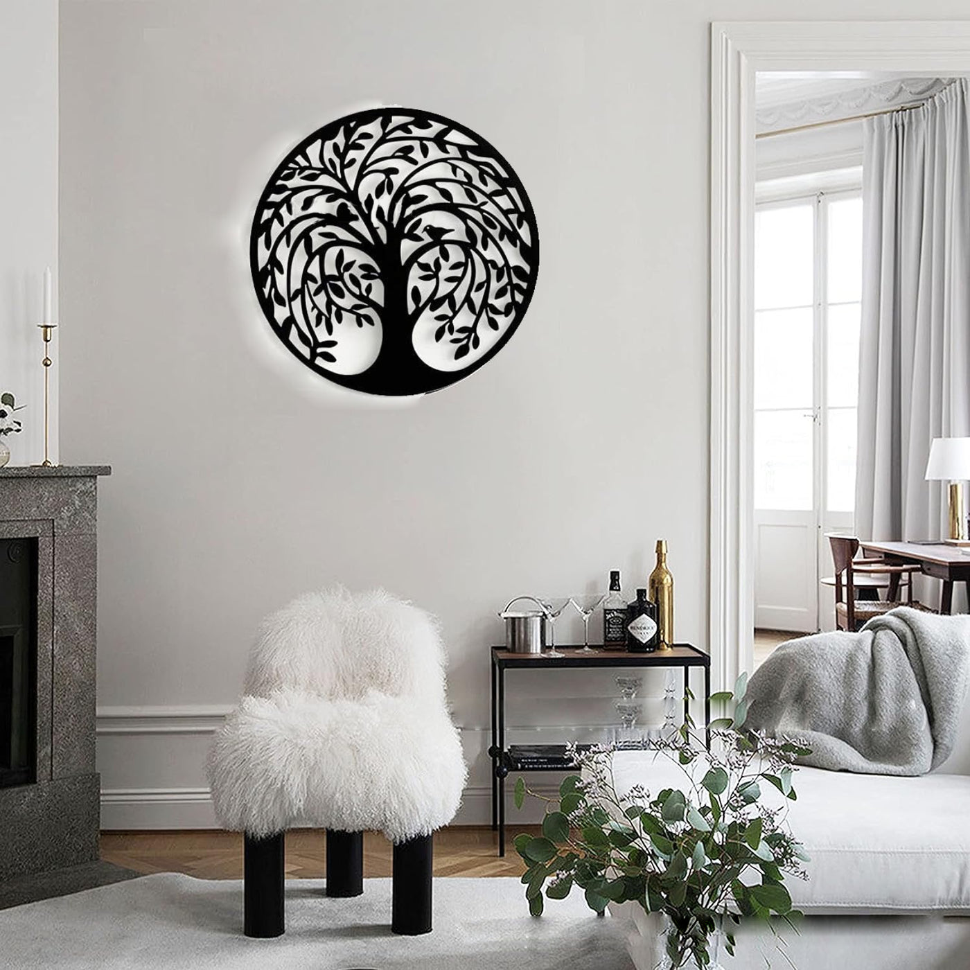 Olivenorma Tree Of Life Metal Wall Decor