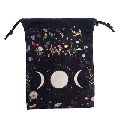 Olivenorma Tree Of Life Velvet Crystal Storage Bag