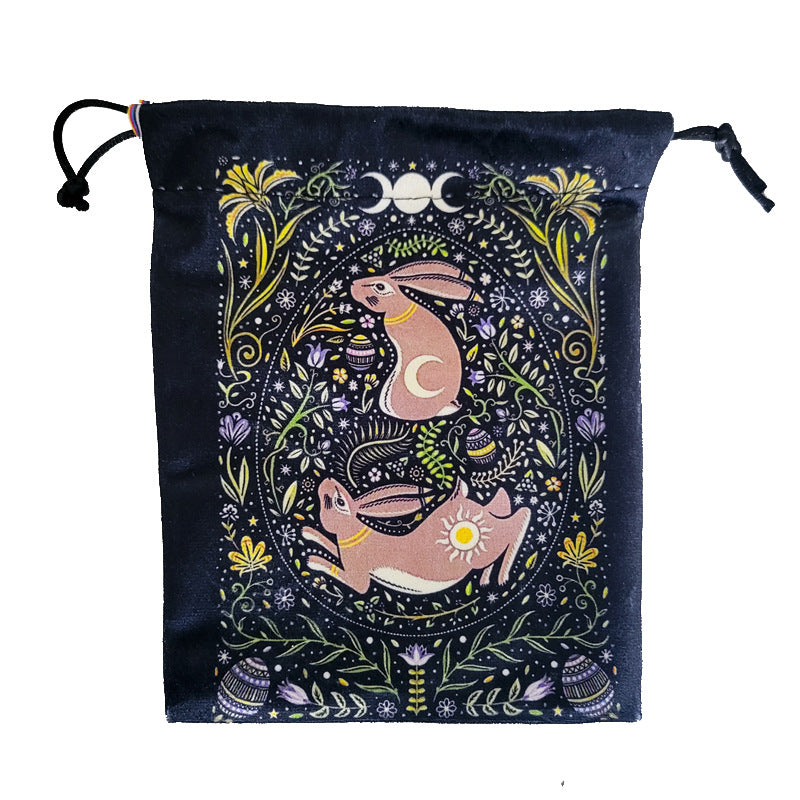 Olivenorma Tree Of Life Velvet Crystal Storage Bag