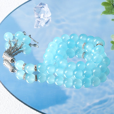 Olivenorma 10mm 33 Crystal Muslim Rosary Bracelet